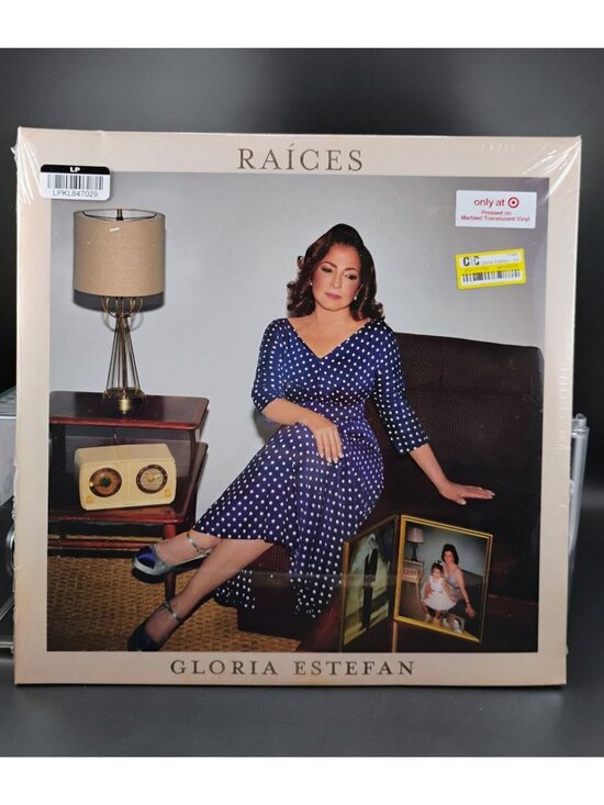 Gloria Estefan Other - Gloria Estefan Raíces Exclusive Vinyl Album Marbled Translucent Pressing